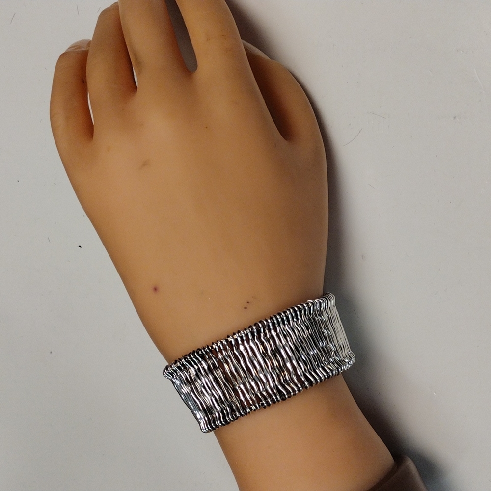 Sterling Silver Twig Bracelet